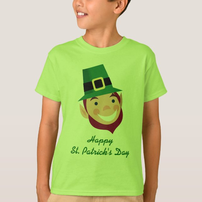 Camiseta Leprechaun del irlandés del día de St Patrick (Anverso)