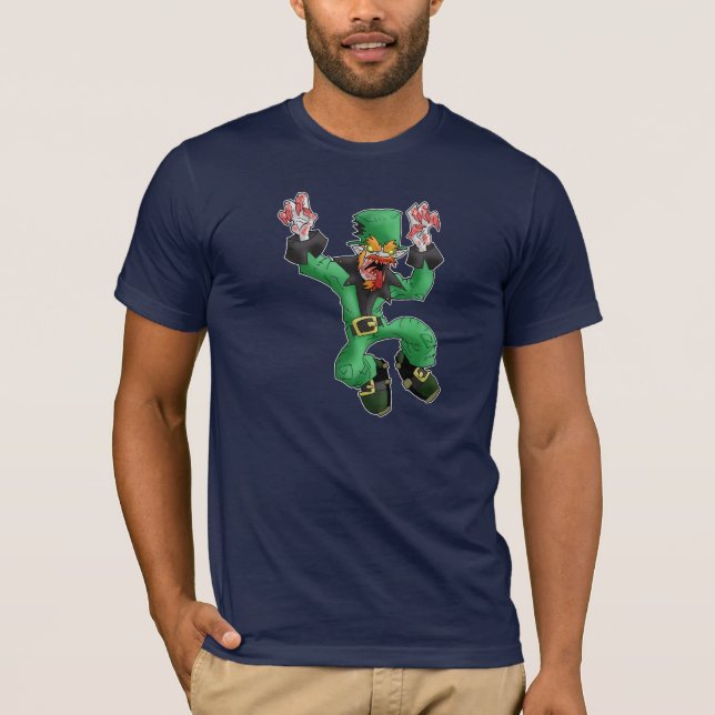 Camiseta leprechaun del zombi (Anverso)