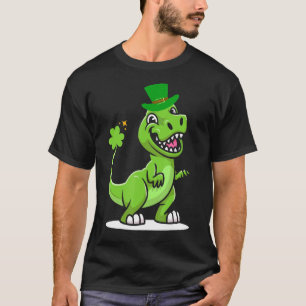Camiseta Leprechaun Dino C Leaf Goblin Gorra St Patrick's D