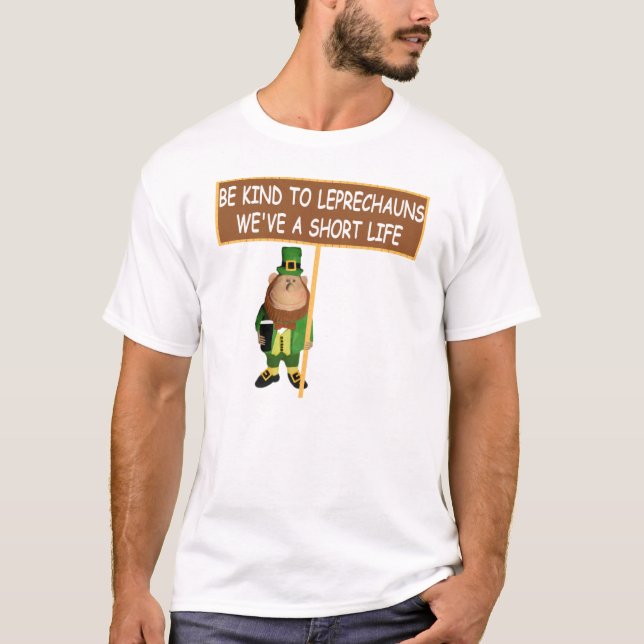 Camiseta Leprechaun divertido (Anverso)