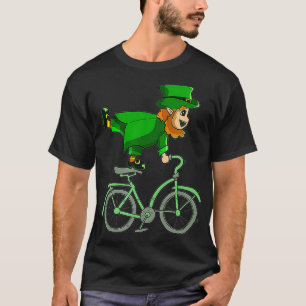 Camiseta Leprechaun en bicicleta en el Día de San Patricio 