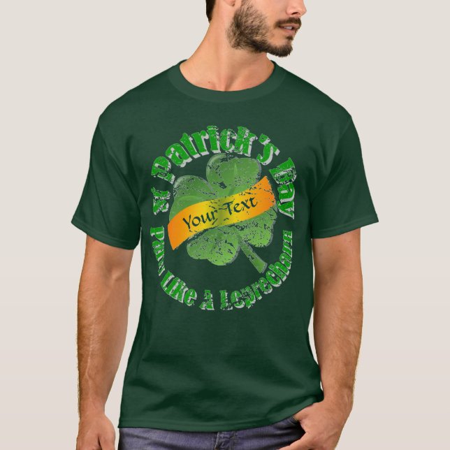 Camiseta Leprechaun fiesta San Patricio (Anverso)