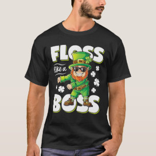 Camiseta Leprechaun-Floss-Like-A-Boss-St-Patricks-Day-Funny