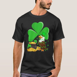 Camiseta Leprechaun Gorra Shamrock Leaf Eagle Bird St Patri