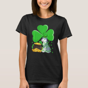 Camiseta Leprechaun Gorra Shamrock Leaf Wolf St Patrick S D