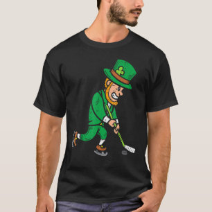 Camiseta Leprechaun Ice Field Hockey Funny St Patricks Day