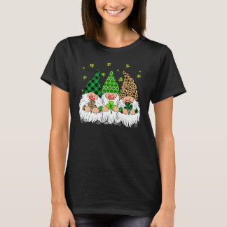 Camiseta Leprechaun Irish Gnomes Leopard Plaid St Patricks
