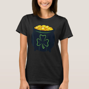 Camiseta Leprechaun Irish Lucky Coin Funny Día de San Patri