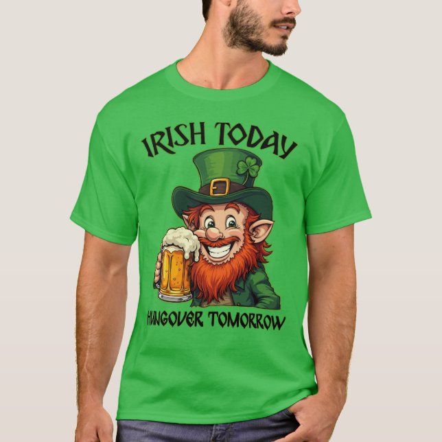 Camiseta Leprechaun irlandés - Día de San Patricio (Anverso)