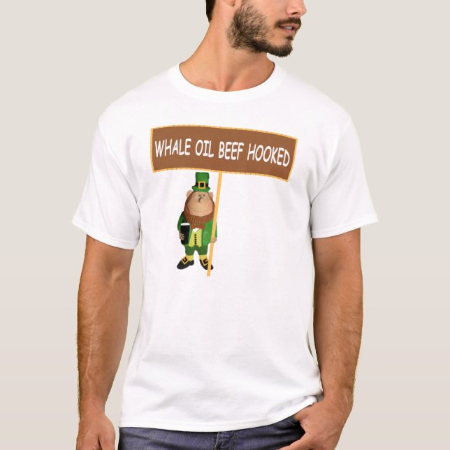 Camiseta Leprechaun irlandés graciosamente (Anverso)