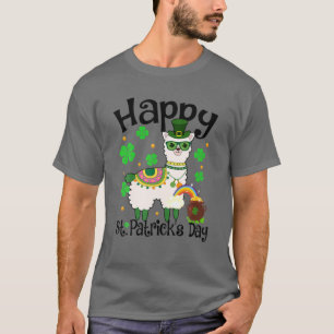 Camiseta Leprechaun Llama Happy St Patrick's Day Llama Love