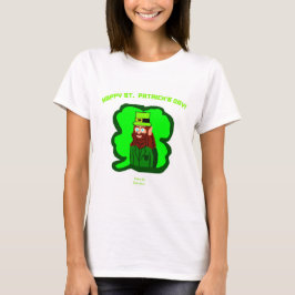 Camiseta Leprechaun Magic Women's White Basic T Shirt