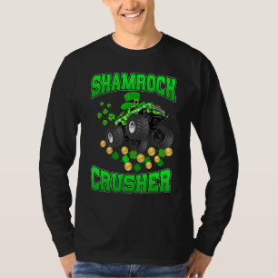 Camiseta Leprechaun Monster Truck Shamrock Crusher St Patri