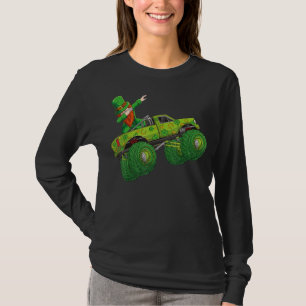 Camiseta Leprechaun Monster Truck St Patricks Day Lucky Boy