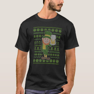 Camiseta Leprechaun Para El Día De La Cerveza De San Padys