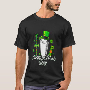 Camiseta Leprechaun Shamrock Bartender Happy St Patrick's D
