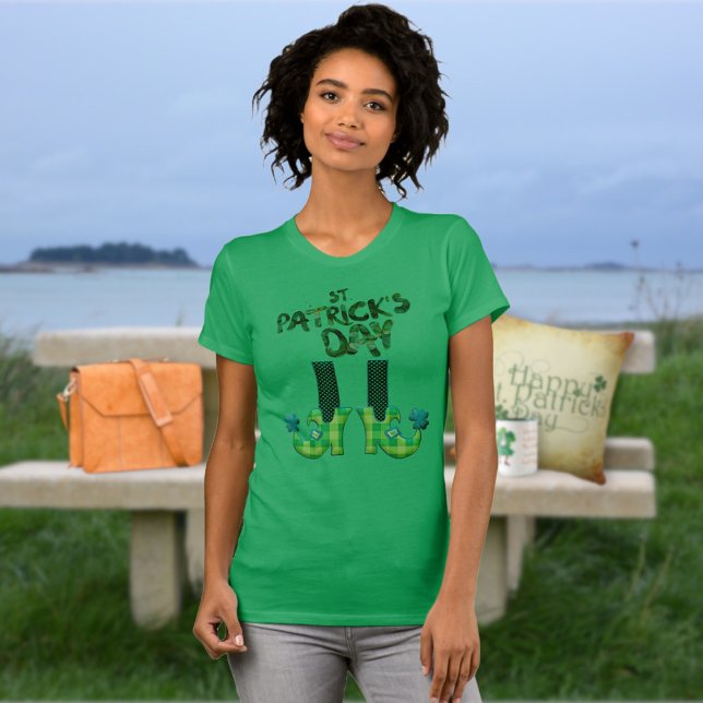 Camiseta Leprechaun Shoes St Patrick's Day T-Shirt (Subido por el creador)