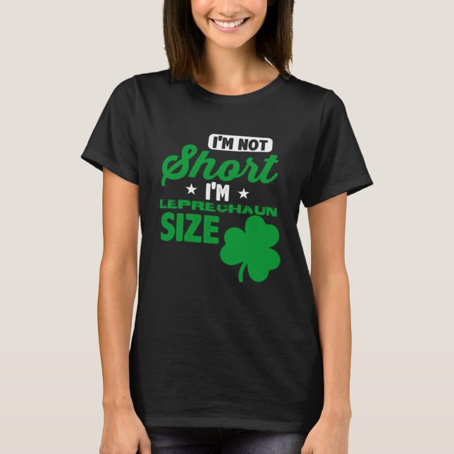 Camiseta Leprechaun Short Person St Patricks Day  Drinking  (Anverso)