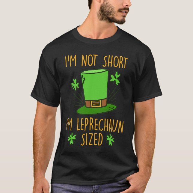 Camiseta Leprechaun size little friend St Patrick's Day  3 (Anverso)