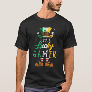 Camiseta Leprechaun Soy un jugador afortunado feliz St. Pat