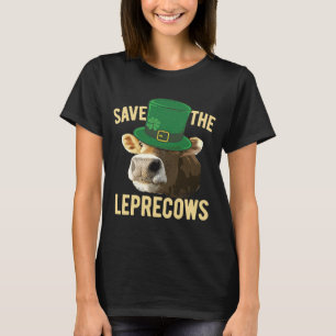 Camiseta Leprechaun St Patricks Day Cow Humor