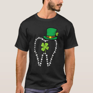 Camiseta Leprechaun Tooth Shamrock St Patrick Day Dentist D