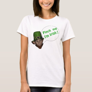 Camiseta Leprechaun verde divertido