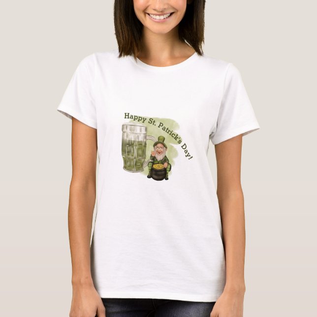 Camiseta Leprechaun y Green Beer St. (Anverso)