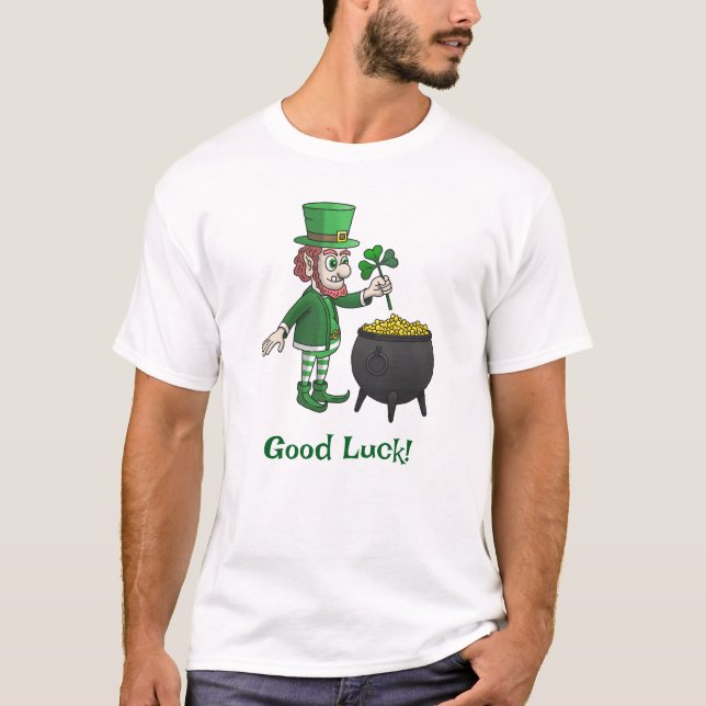 Camiseta Leprechauns Good Luck (Anverso)