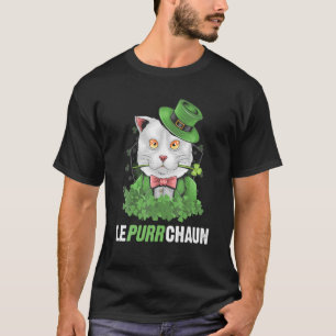 Camiseta Lepurrchaun Leprechaun Cat Wear St Patrick's Hat F