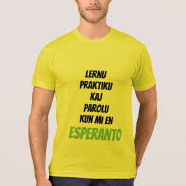 Camiseta Lernu Praktiku Parolu
