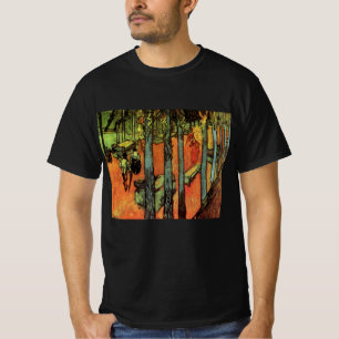 Camiseta Les Alyscamps, Hojas de otoño por Vincent van Gogh