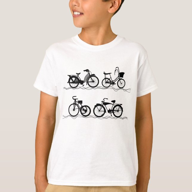Camiseta Les Bicyclette Black T-Shirt (Anverso)