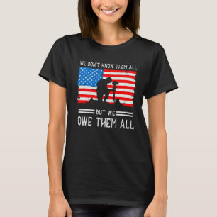 Camiseta Les Debemos Un Veterano Soldado Jubilado De Bander