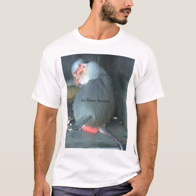 Camiseta les fleurs du mal - babuino (Anverso)