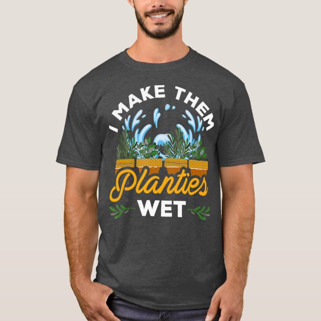 Camiseta Les Hago A Las Plantas Amantes De Las Plantas Húme (Anverso)