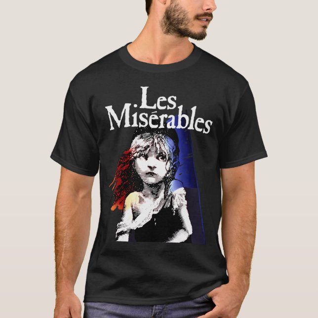 Camiseta LES Miserables Diseño Suave Algodón (Anverso)