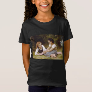 Camiseta Les Noisettes: Jóvenes Chicas recogiendo hazellana