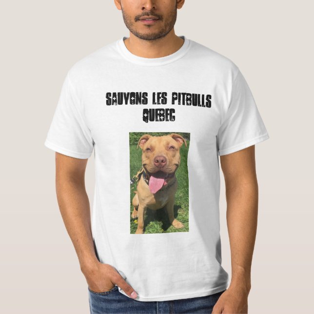 Camiseta Les Pitbulls Quebec de Sauvons (Anverso)