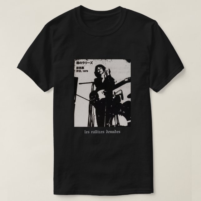 CAMISETA LES RALLIZES DÉNUDÉS X (Diseño del anverso)