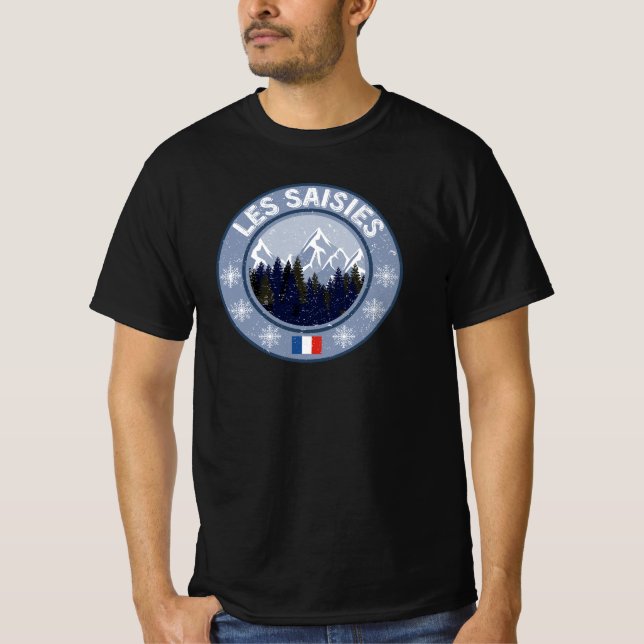 Camiseta Les Saisies Station de Ski (Anverso)