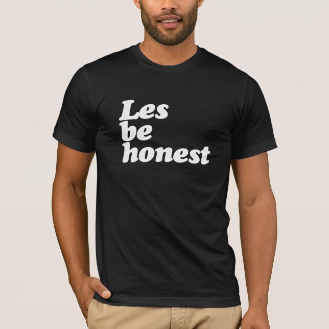 CAMISETA LES SEA HONESTO (Anverso)