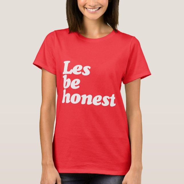 CAMISETA LES SEA HONESTO (Anverso)