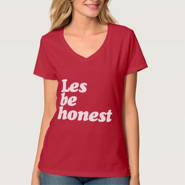 CAMISETA LES SEA HONESTO (Anverso)