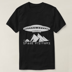 Camiseta Les visiteurs et les pyramides blanches