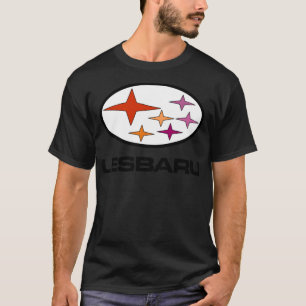 Camiseta Lesbaru - Pegatina del logotipo de un automóvil le