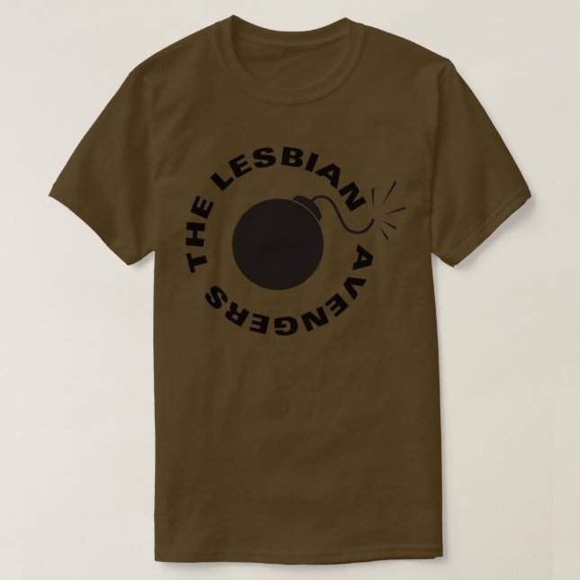 Camiseta Lesbian Avengers Fitted Gift Perfect (Diseño del anverso)