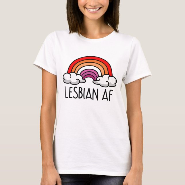 CAMISETA LESBIANA AF (Anverso)