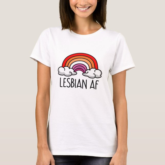 CAMISETA LESBIANA AF (Anverso)