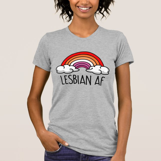 CAMISETA LESBIANA AF (Anverso)